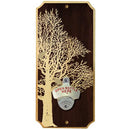 Oak Bird - Wall Mounted Wood Plaque Bottle Opener