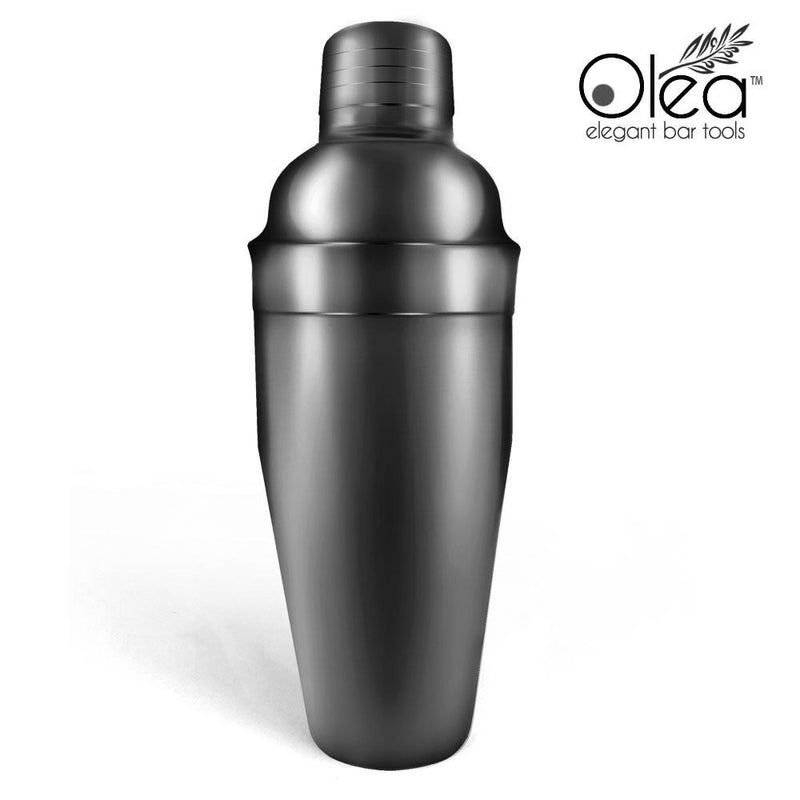 Olea™ Bar Set - Gunmetal Black - 4 Piece (Bar Spoon Tip Option) 