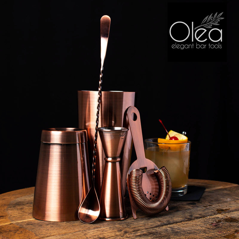 Olea™ Bar Set - Antique Copper