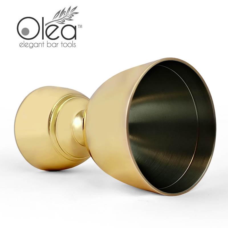 Olea™ Gold Plated Bell Jigger - 1oz X 2oz