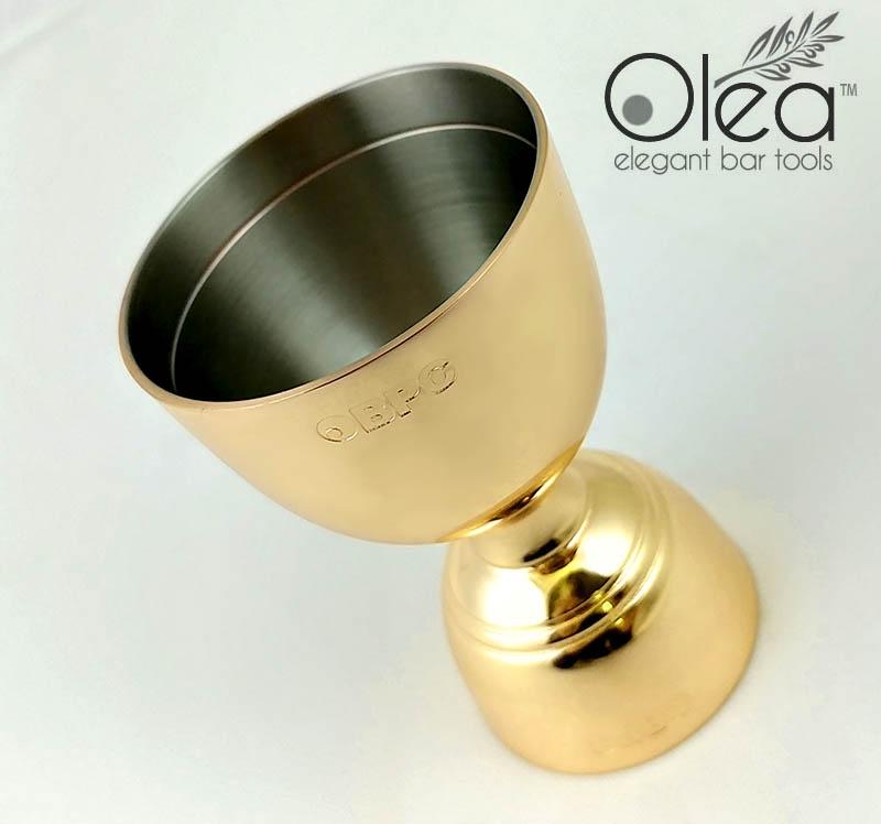 Olea™ Gold Plated Bell Jigger - 1oz X 2oz