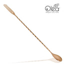 Olea™ Copper Plated Bar Spoon - Trident Fork Tip - 30cm Length 