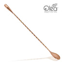 Olea™ Copper Plated Bar Spoon - Weighted Tip - 30cm Length