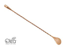 Olea™ Copper Plated Bar Spoon - Weighted Tip - 30cm Length