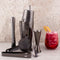 Gun Metal - Olea Etched 7 piece Bar Set