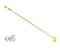 Olea™ Bar Spoon - Gold Plated with Bent Tip (40cm)