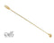 Olea™ Gold Plated Bar Spoon - Trident Fork Tip - 50cm Length