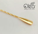 Olea™ Gold Plated Bar Spoon - Weighted Tip - 30cm Length