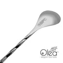 Olea™ Gunmetal Plated Bar Spoon - Bent Tip - 50cm Length