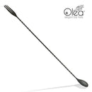 Olea™ Gunmetal Plated Bar Spoon - Trident Fork Tip - 40cm Length