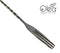 Olea™ Gunmetal Plated Bar Spoon - Trident Fork Tip - 30cm Length