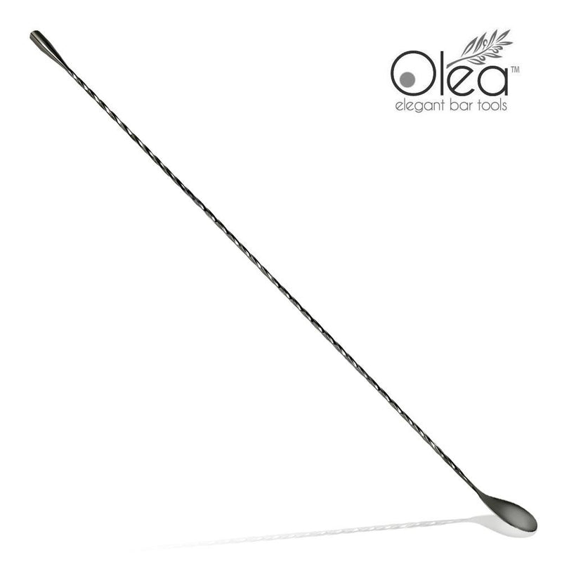 Olea™ Gunmetal Plated Bar Spoon - Weighted Tip - 50cm Length