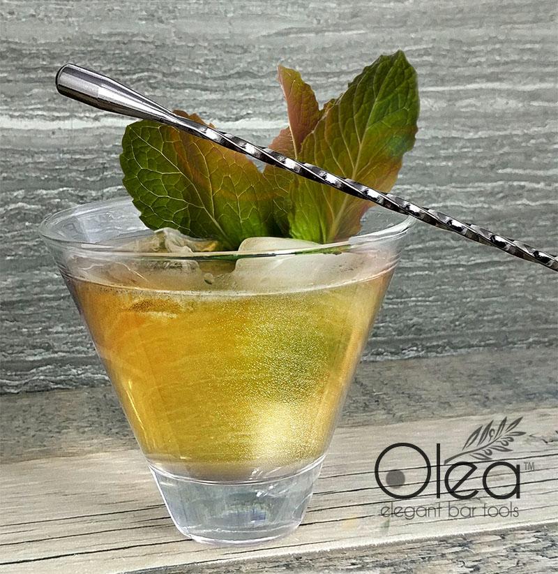 Olea™ Gunmetal Plated Bar Spoon - Weighted Tip - 30cm Length