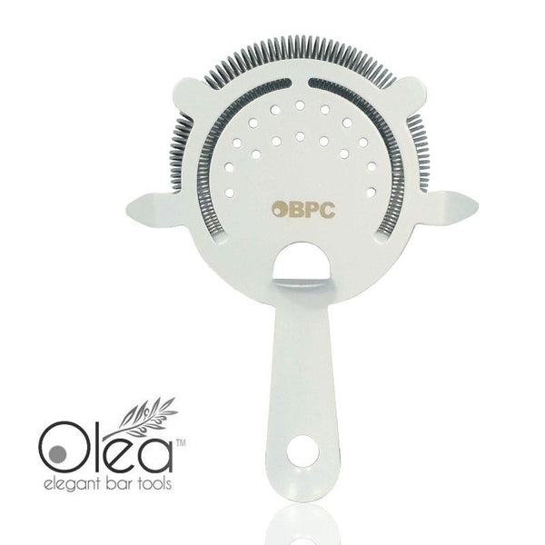 Olea™ Cocktail Strainer - 4 Prong - Matte White