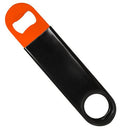 Black Vinylworks™ Coated On Neon Orange Bottle Opener