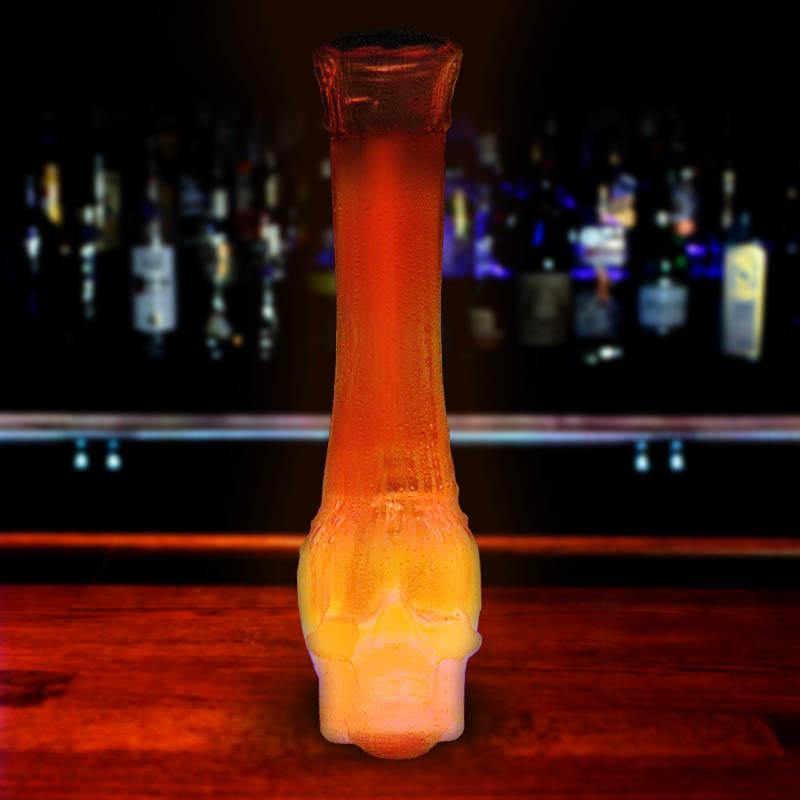 Orange Glow Skull Party Yard - 28 ounce