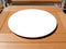 outdoor firepit bowl lazy susan lid white