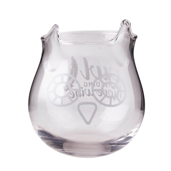 Stemless Wine Glass - 14oz - The Owl