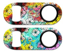 Kolorcoat™ Mini Bottle Opener - Painted Floral