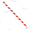 BarConic® Red Stripe Paper Straws - 100 pack