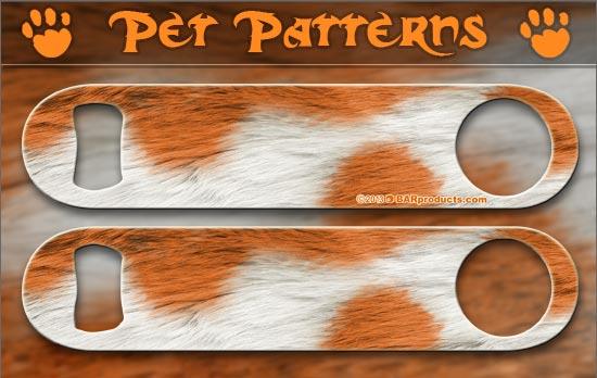 Kolorocat Speed Opener Pet Pattern: Orange/White