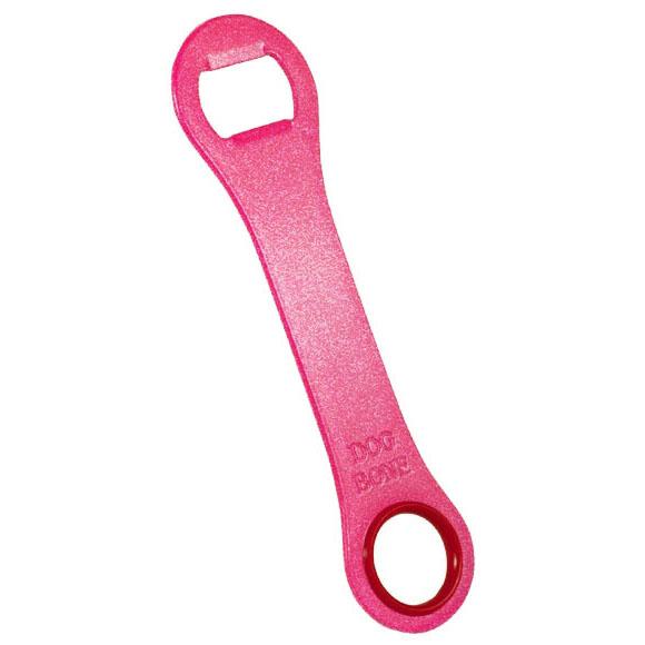 Dog Bone Bottle Opener - NEON Pink GLITTER