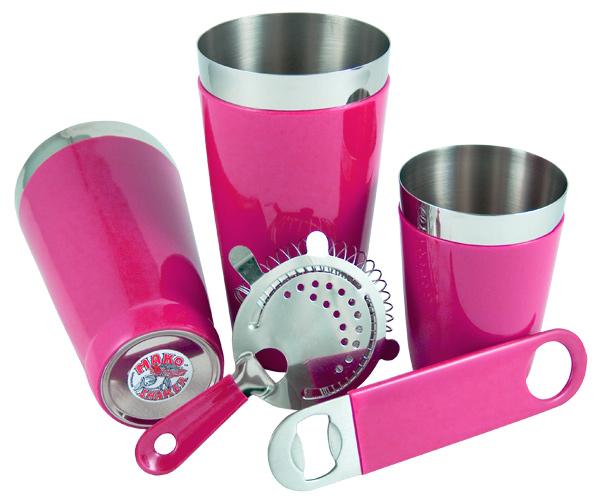 Pink Vinylworks Bar Set - 5 Pieces