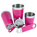 5 Piece Vinylworks Bar Set - Pink