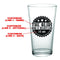 CUSTOMIZABLE Pint / Mixing Glass - Badge - 16oz