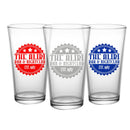 CUSTOMIZABLE Pint / Mixing Glass - Badge - 16oz