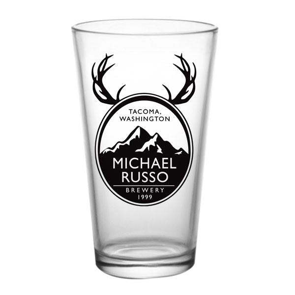 CUSTOMIZABLE - 16oz Pint / Mixing Glass - Buck