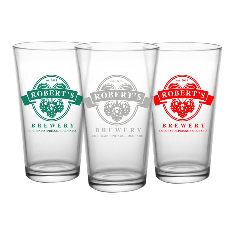 CUSTOMIZABLE - 16oz Pint / Mixing Glass - Hops