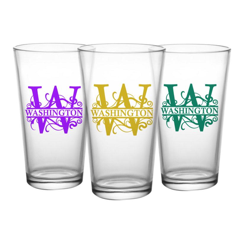 CUSTOMIZABLE - 16oz Pint / Mixing Glass - Monogram