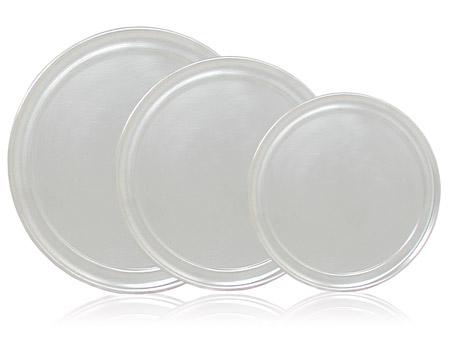 Pizza Trays - Aluminum - Wide Rim