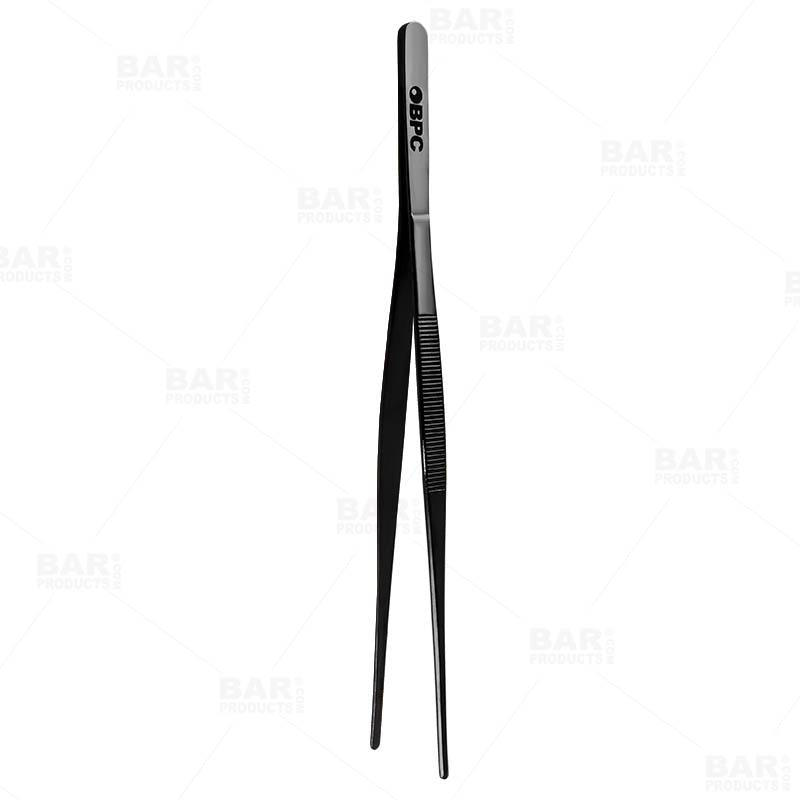 Olea™ Gunmetal Plated Long Garnish Tongs