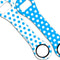 Kolorcoat™ Dog Bone Bottle Opener - Polka Dot - BLUE / WHITE