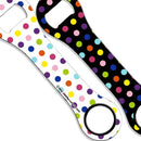 Kolorcoat™ Dog Bone Bottle Opener - Polka Dot - COLORFUL