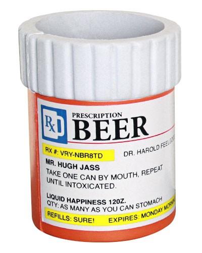 Funny Can Coozies - Prescription Bottle