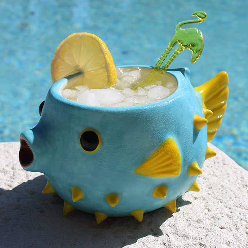 BarConic Tiki Pufferfish - 14 ounce