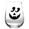 Halloween Jack O'Lantern Stemless Wine Glasses