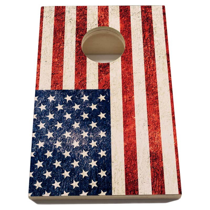 Quarter Master - Tabletop Cornhole Game with Quarters - Flag