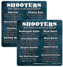 Coasters - Shooter Recipes 