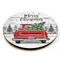 Red Vintage Truck Christmas Themed Lazy Susan