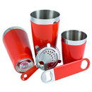 Vinylworks Bar Set - Red - 5 Pieces