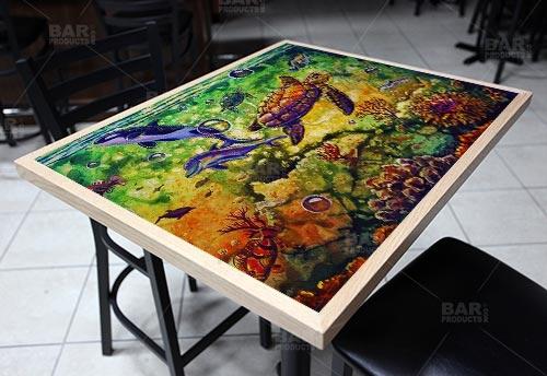 The Reef 24" x 30" Wooden Table Top - Two Types Available