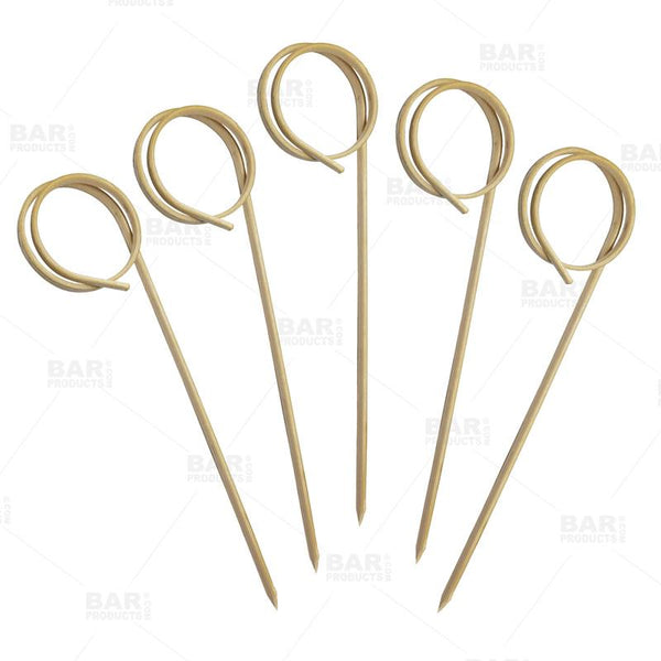 BarConic® Ring Bamboo Cocktail Picks (Pack of 100)