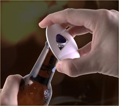 Psych Pattern Round Bottle Opener