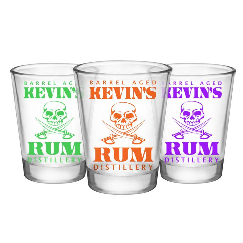 CUSTOMIZABLE - 1.75oz Clear Shot Glass - Rum Distillery