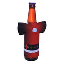 T-Shirt Style Bottle Cooler - Santa Version 2