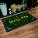 Custom Bar Service Mat - Irish Pub - 17.25" x 10"